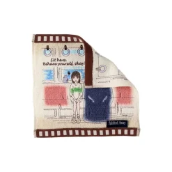 Maison Ghibli Household Linen-Mini Towel Celluloid Chihiro In The Train - Spirited Away