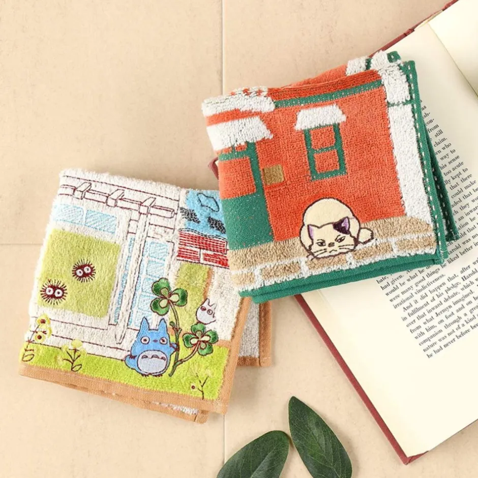 Maison Ghibli Household Linen-Mini Towel Totoro & Kusakabe House 25X25 Cm - My Neighbor Totoro
