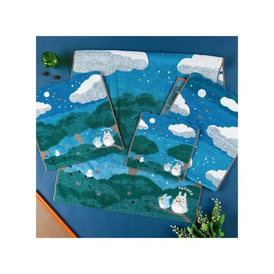 Maison Ghibli Household Linen-Mini Towel Under The Moon 25X25 Cm - My Neighbor Totoro