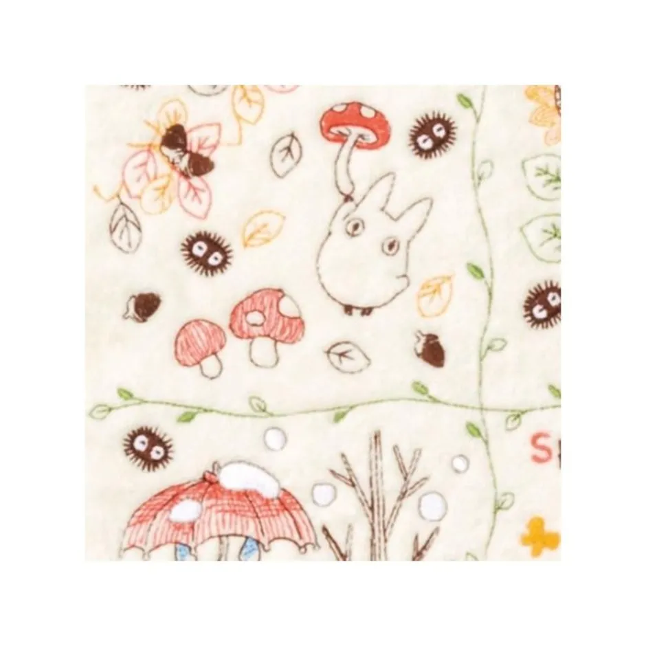 Maison Ghibli Household Linen-Mini Towel Wreath Of Nuts 25X25 Cm - My Neighbor Totoro