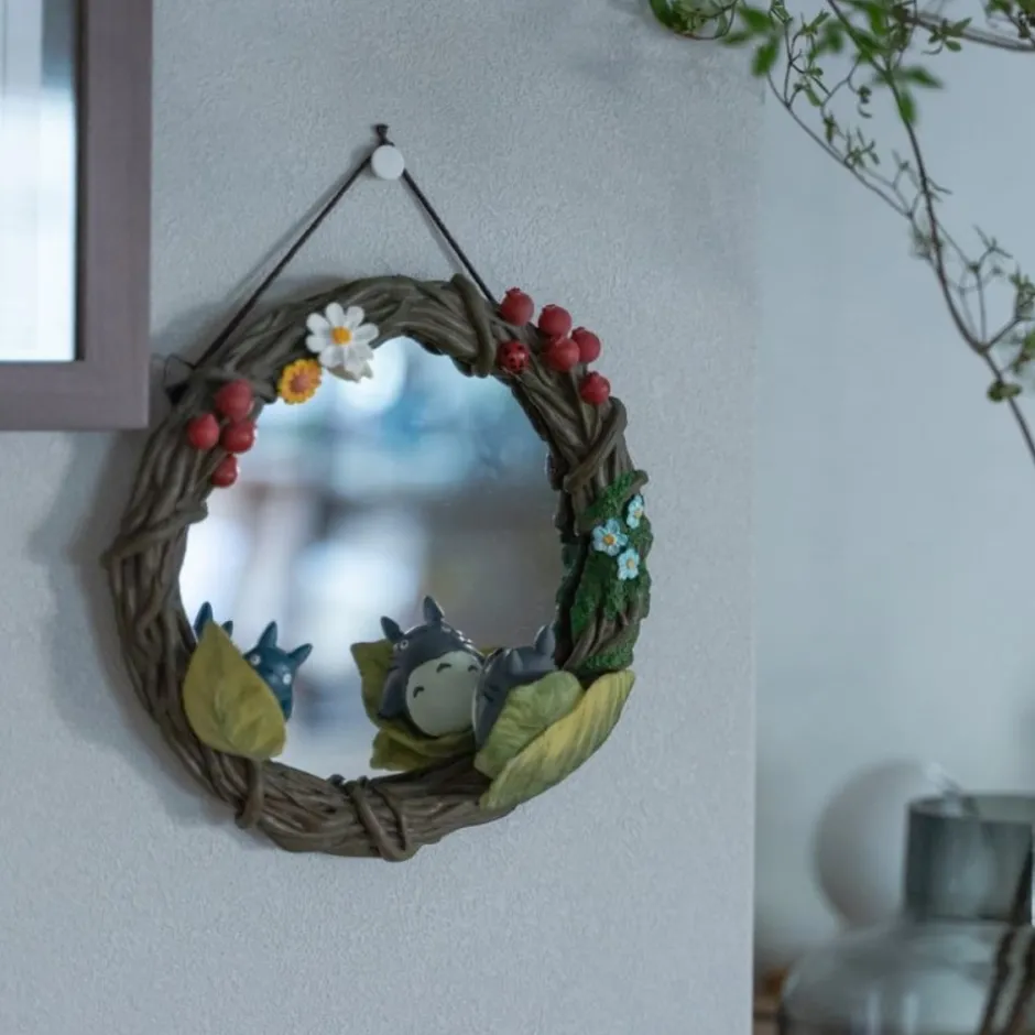 Maison Ghibli Decoration-Mirror Flowers Garland Totoro - My Neighbor Totoro