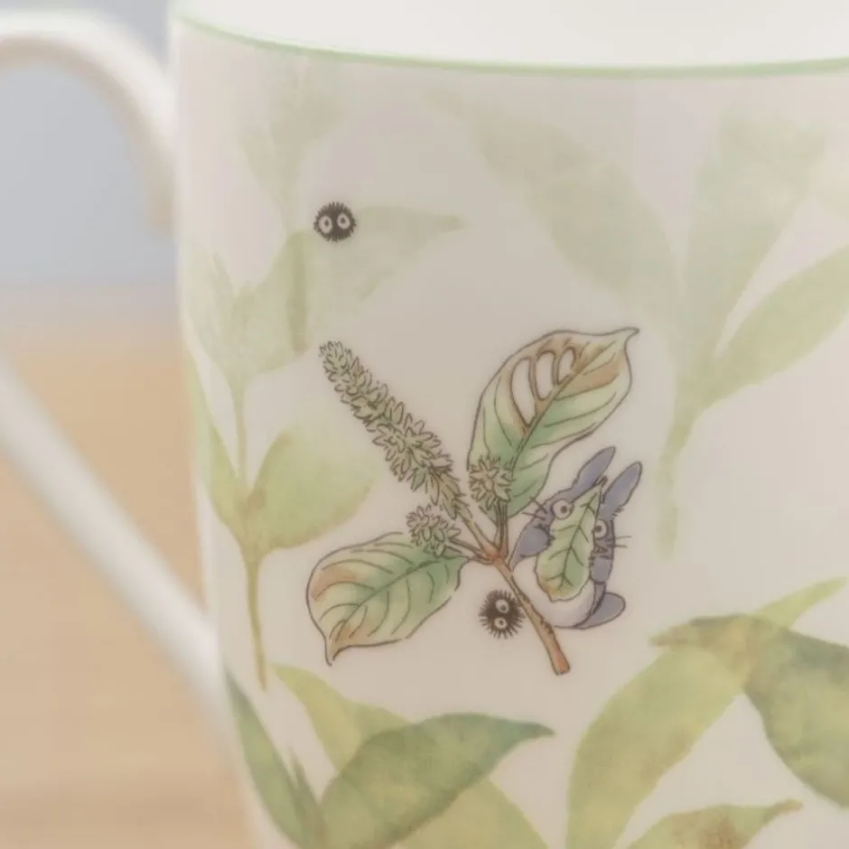 Maison Ghibli Kitchenware-Mug Totoro On A Leaf - My Neighbor Totoro