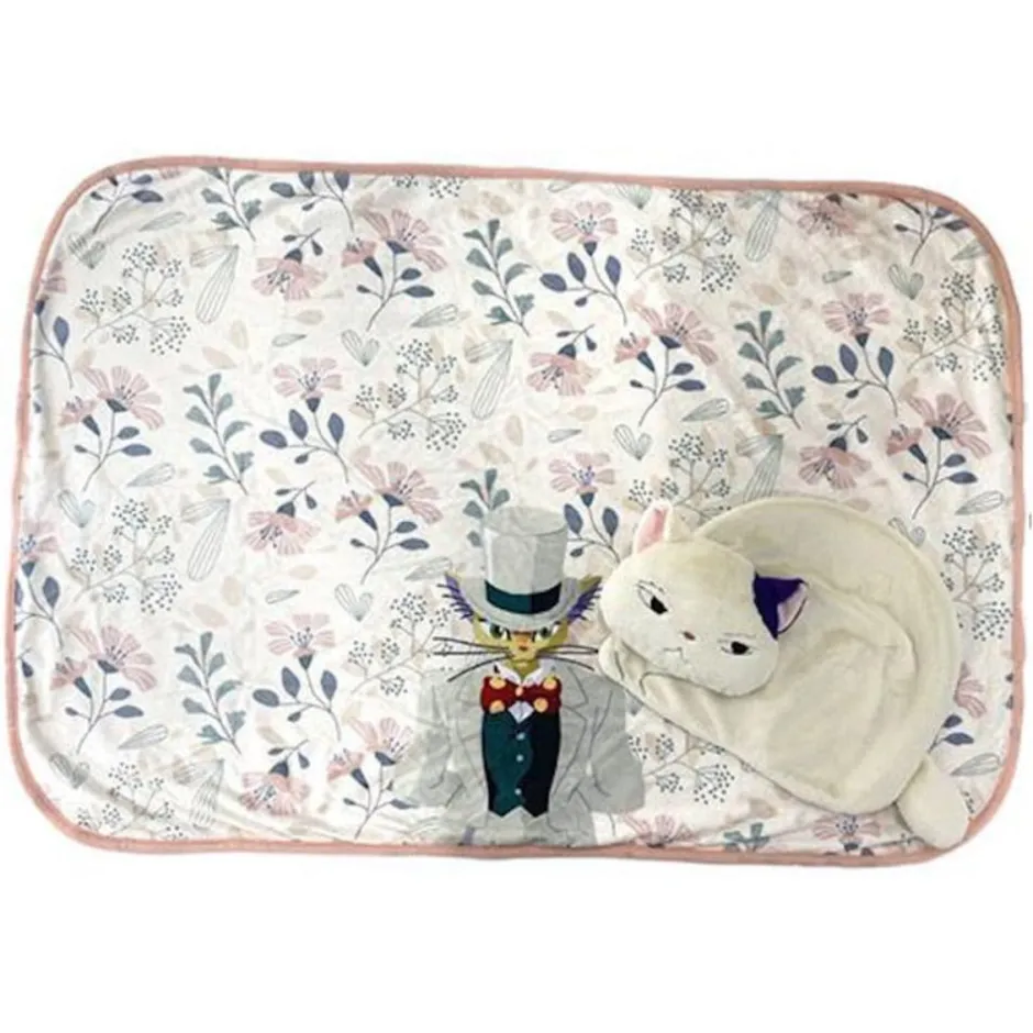 Maison Ghibli Household Linen-Muta Rolled Blanket - Cat Returns