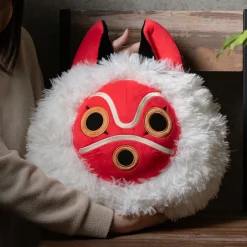 Maison Ghibli Pillow-Nakayoshi Cushion San'S Mask - Princess Mononoke