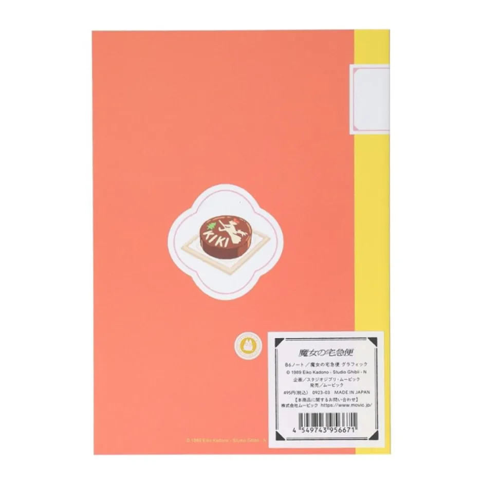 Maison Ghibli Notebooks And Notepads-Notebook B6 Jiji & Radio - Kiki'S Delivery Service