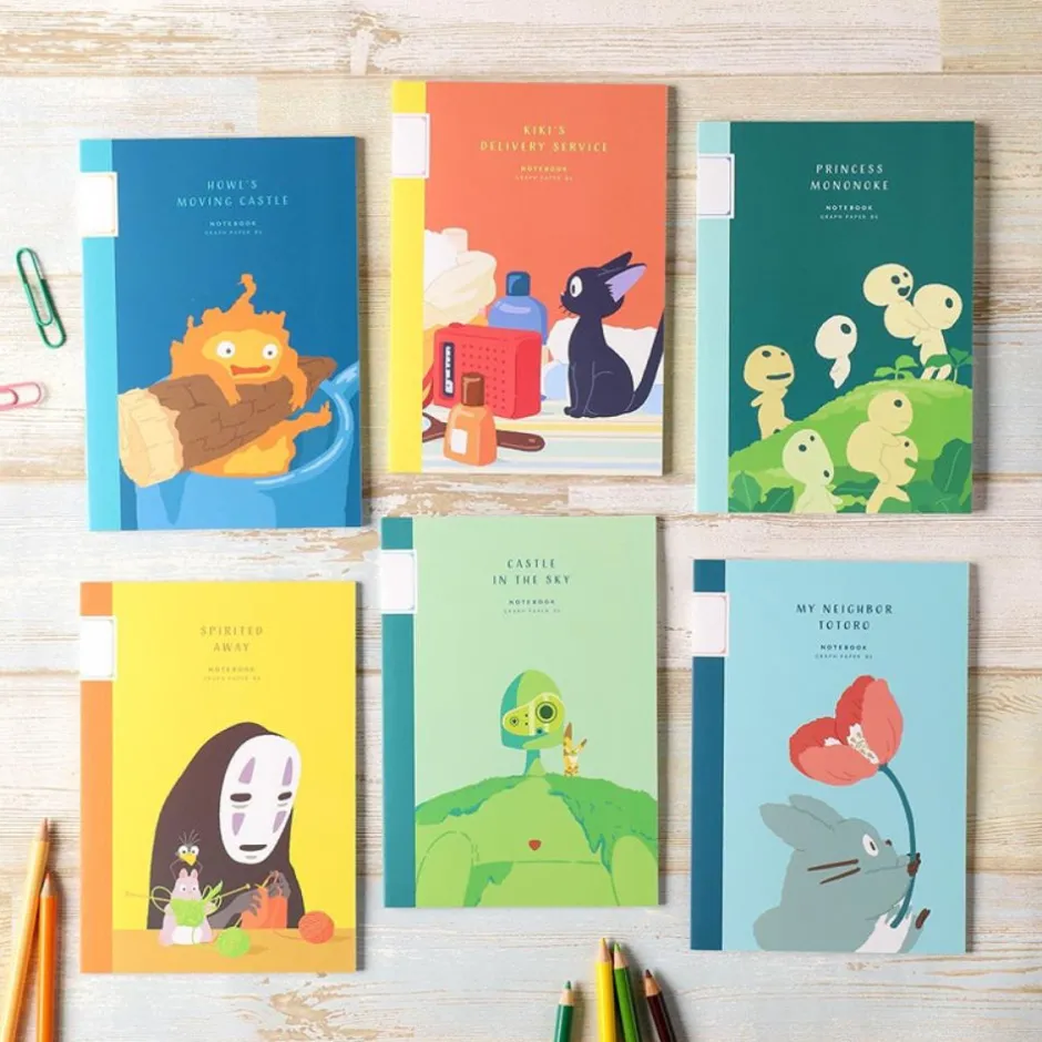 Maison Ghibli Notebooks And Notepads-Notebook B6 Jiji & Radio - Kiki'S Delivery Service