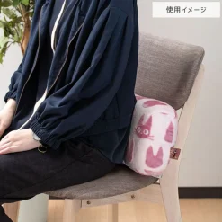 Maison Ghibli Furniture-Opalised Block Cushion Jiji Silhouette - Kiki'S Delivery Service