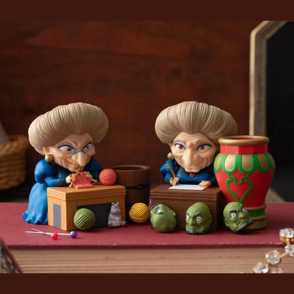 Maison Ghibli Jewellery Boxes-Pencil Holder Figurine Yubaba Knitting - Spirited Away