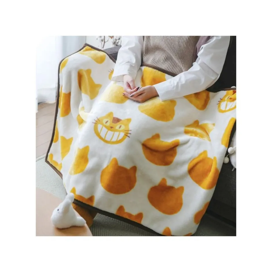 Maison Ghibli Household Linen-Plaid Catbus Silhouette 70X100 Cm - My Neighbor Totoro