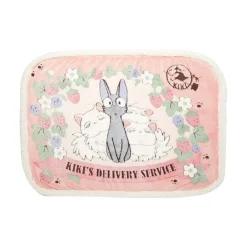 Maison Ghibli Household Linen-Plaid Jiji & Lily With Strawberries 70X100 Cm - Kiki'S Delivery Servi