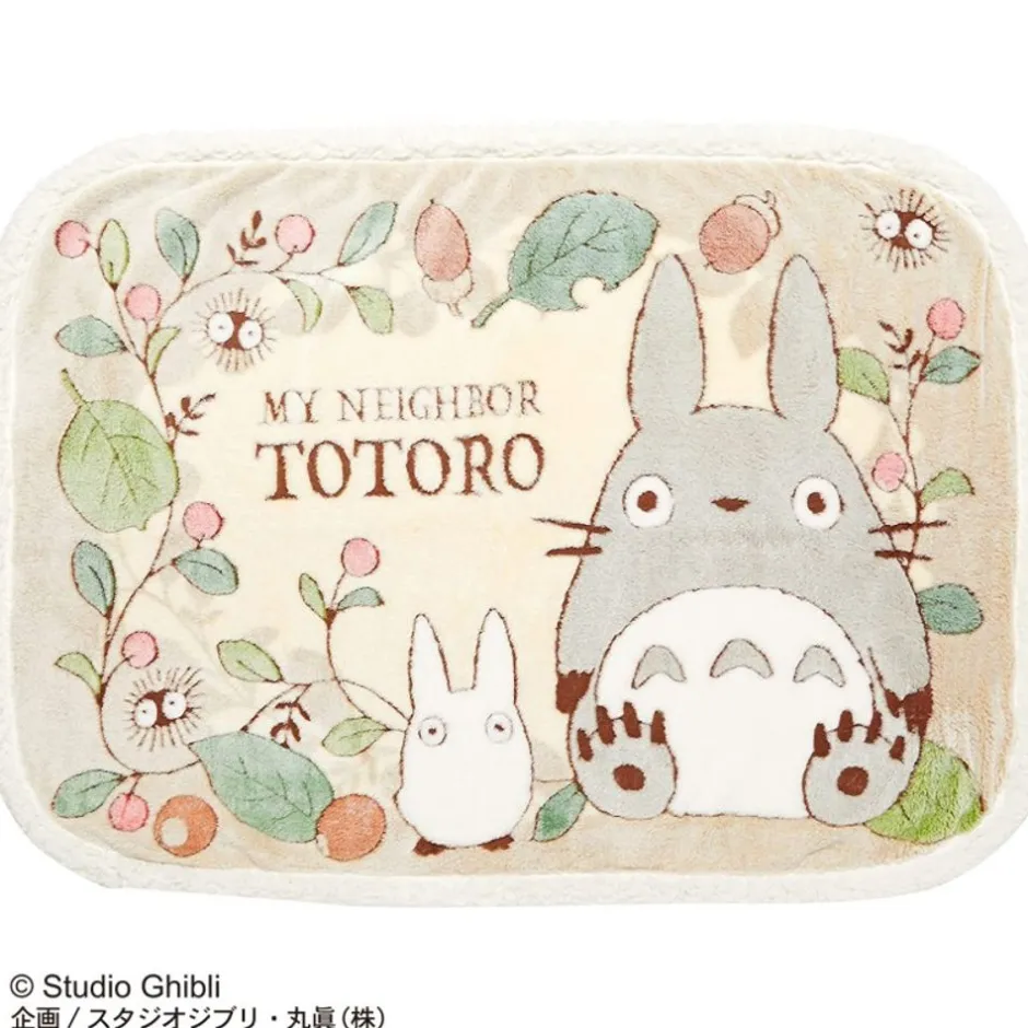 Maison Ghibli Household Linen-Plaid Totoro Leaves And Nuts 70X100 Cm - My Neighbor Totoro