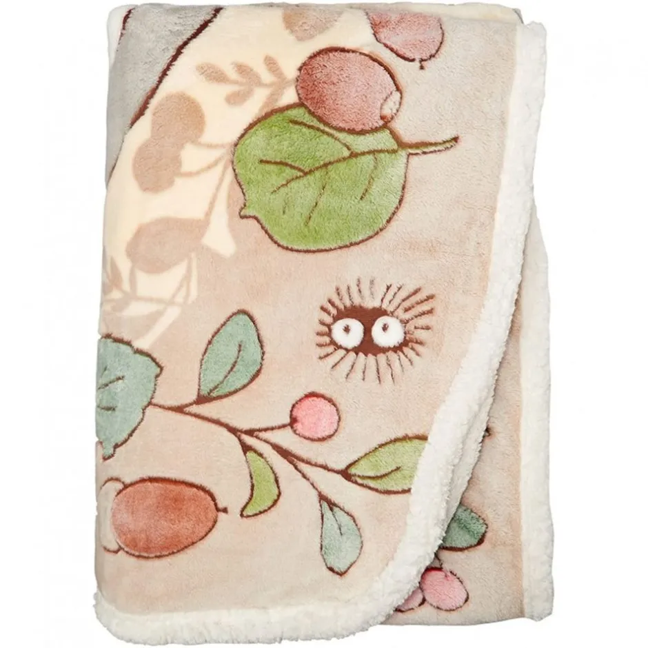 Maison Ghibli Household Linen-Plaid Totoro Leaves And Nuts 70X100 Cm - My Neighbor Totoro