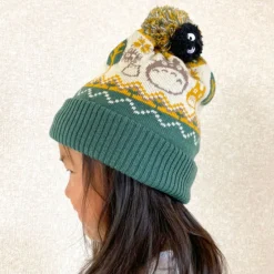 Maison Ghibli Outfits-Pom Pom Beanie Totoro & Soot Sprites - My Neighbor Totoro