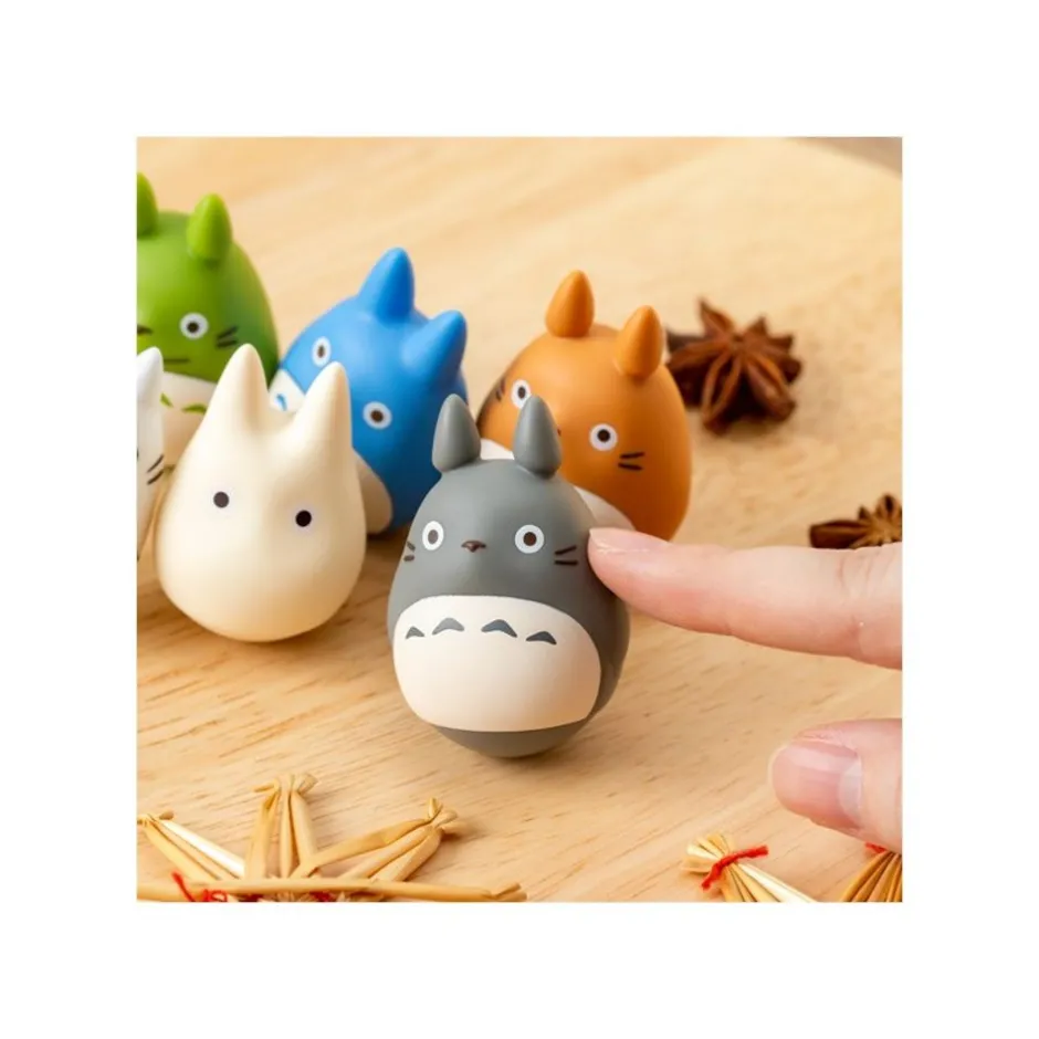 Maison Ghibli Figurines-Pose Collection Assort. Of 6 Roly-Poly Figurines - My Neighbor Totoro