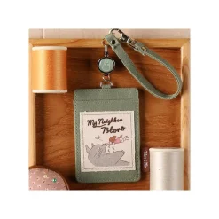 Maison Ghibli Accessories-Pouch Card Holder Mei Taking A Nap - My Neighbor Totoro