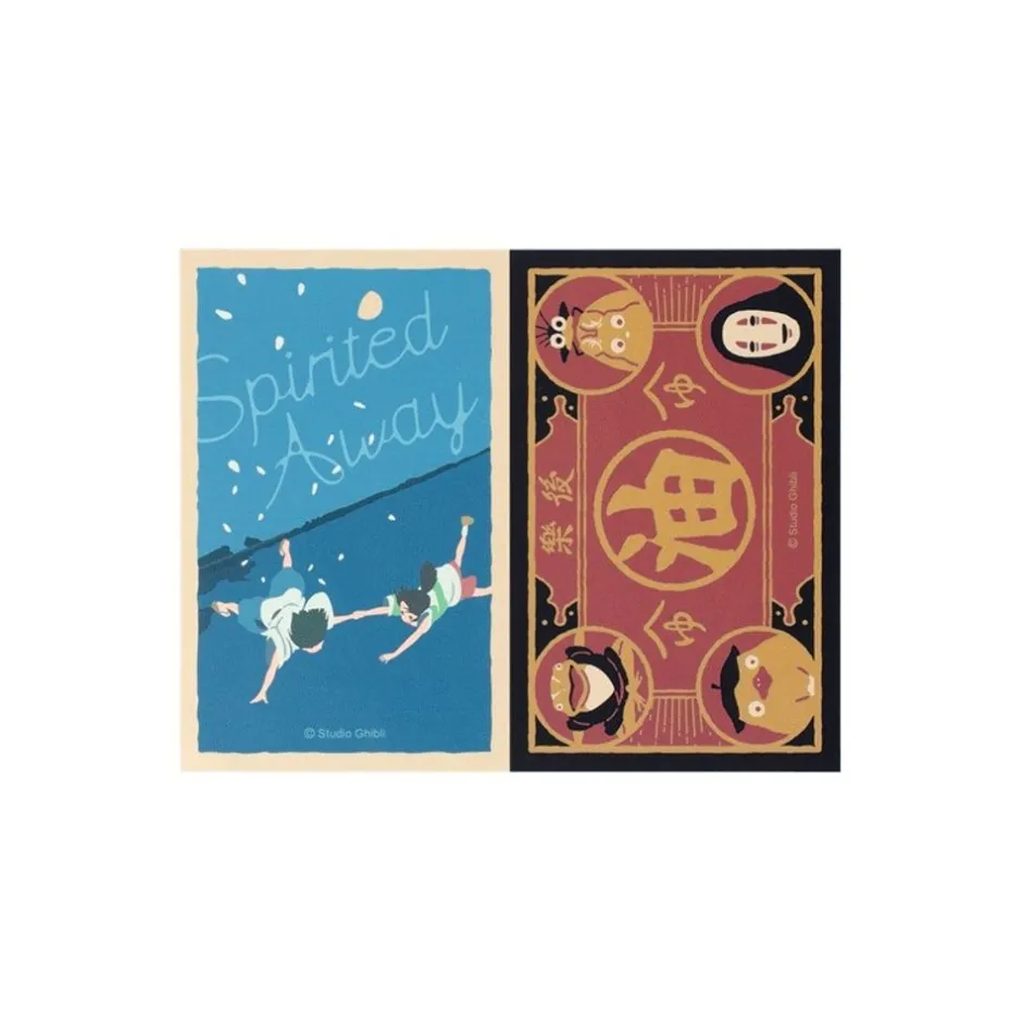 Maison Ghibli Small Equipment-Retro Stickers Chihiro And Haku & Aburaya - Spirited Away