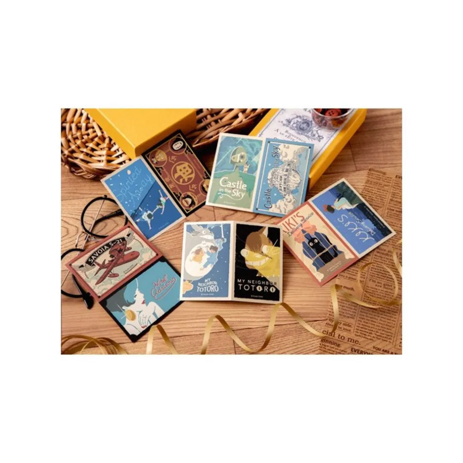Maison Ghibli Small Equipment-Retro Stickers Savoia & Gina - Porco Rosso