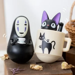 Maison Ghibli Toys-Round Bottomed Figurine No Face'S Coffe Time - Spirited Away