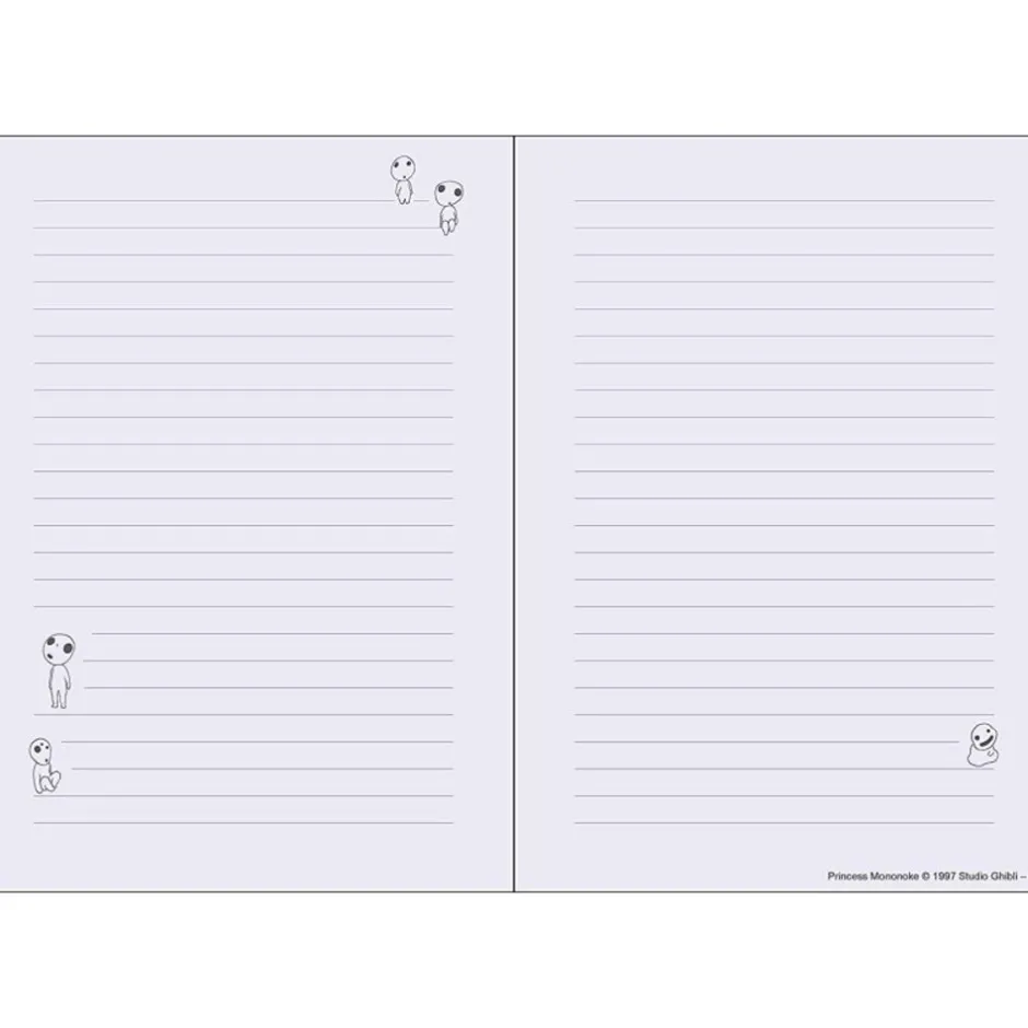 Maison Ghibli Notebooks And Notepads-San Flexi Journal - Princess Mononoke
