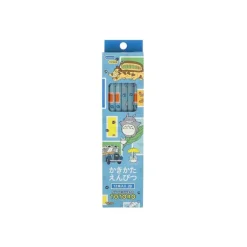 Maison Ghibli Writing-Set Of 12 2B Pencils Vehicles - My Neighbor Totoro