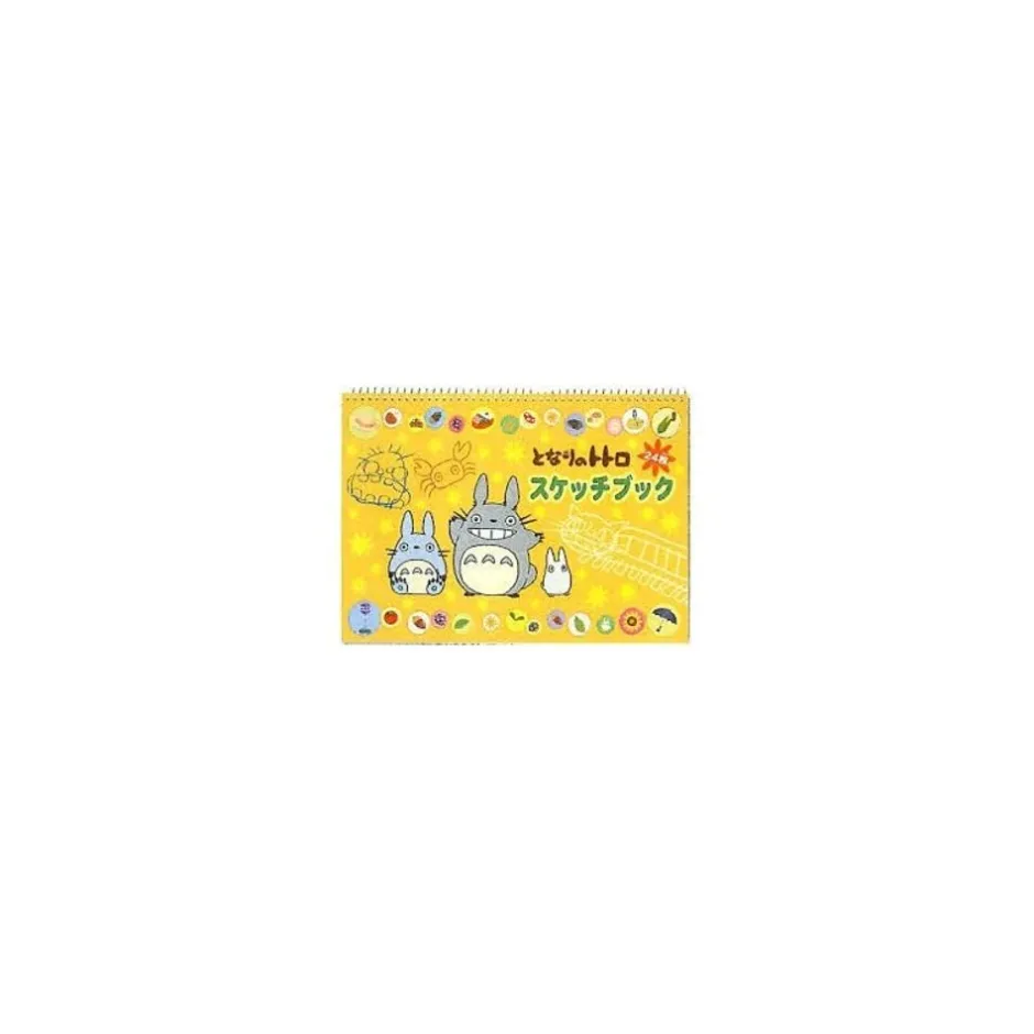 Maison Ghibli Notebooks And Notepads-Spiral Note Book Totoro Yellow