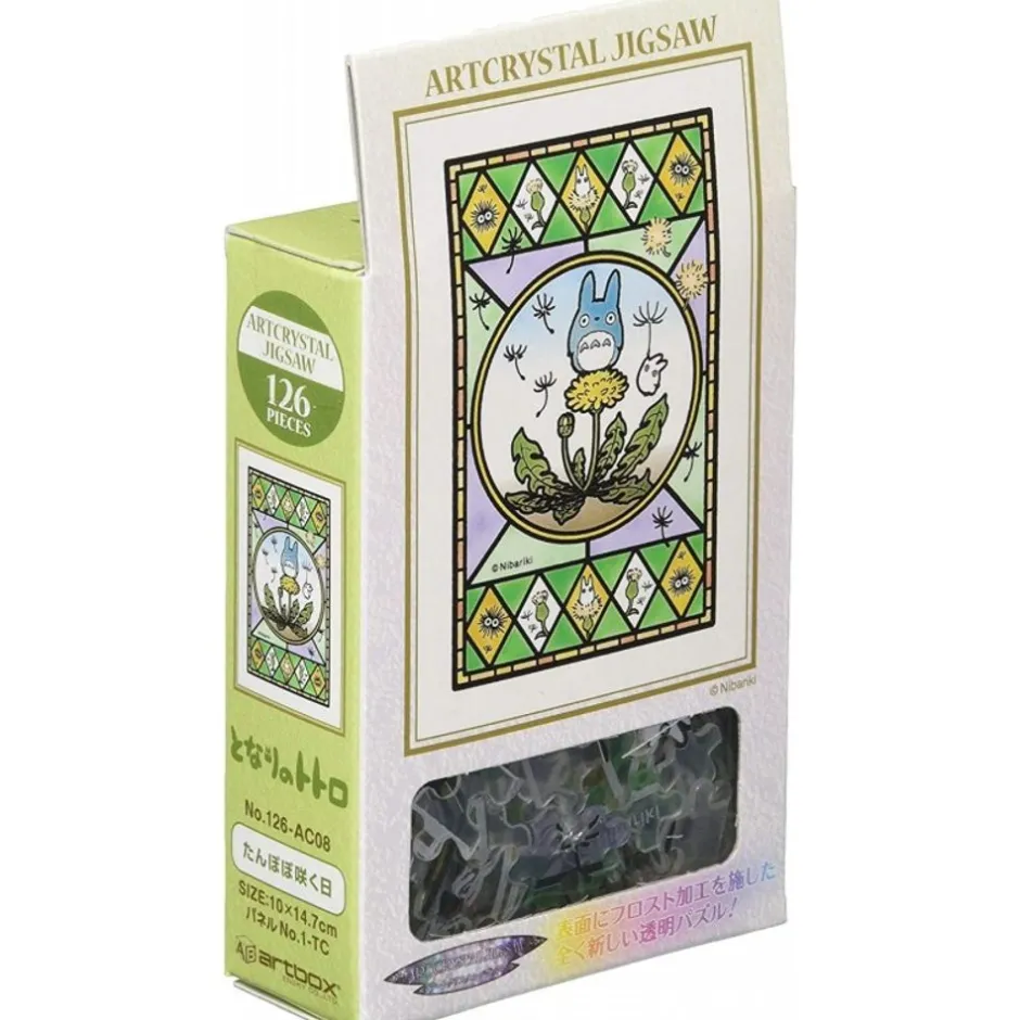 Maison Ghibli Jigsaw Puzzle-Stained Glass Puzzle 126P Dandelion Is Blooming - My Neighbor Totoro