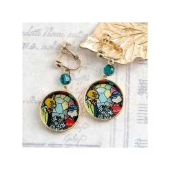 Maison Ghibli Jewellery-Stained Glass Series - Earrings Louise&Baron -Whisper Of The Heart