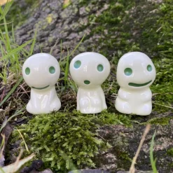 Maison Ghibli Statues-Statue Kodama C & 1 Blind Power Stone - Princess Mononoke