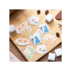 Maison Ghibli Small Equipment-Sticker Set Break Time Flowers - Howl'S Moving Castle