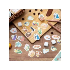 Maison Ghibli Small Equipment-Sticker Set Break Time Flowers - Howl'S Moving Castle