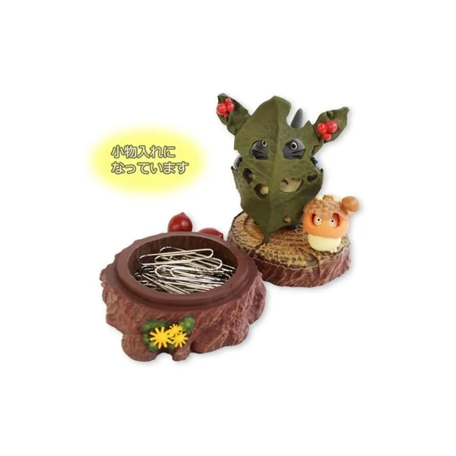 Maison Ghibli Jewellery Boxes-Storage Box Totoro With Leaf Mask