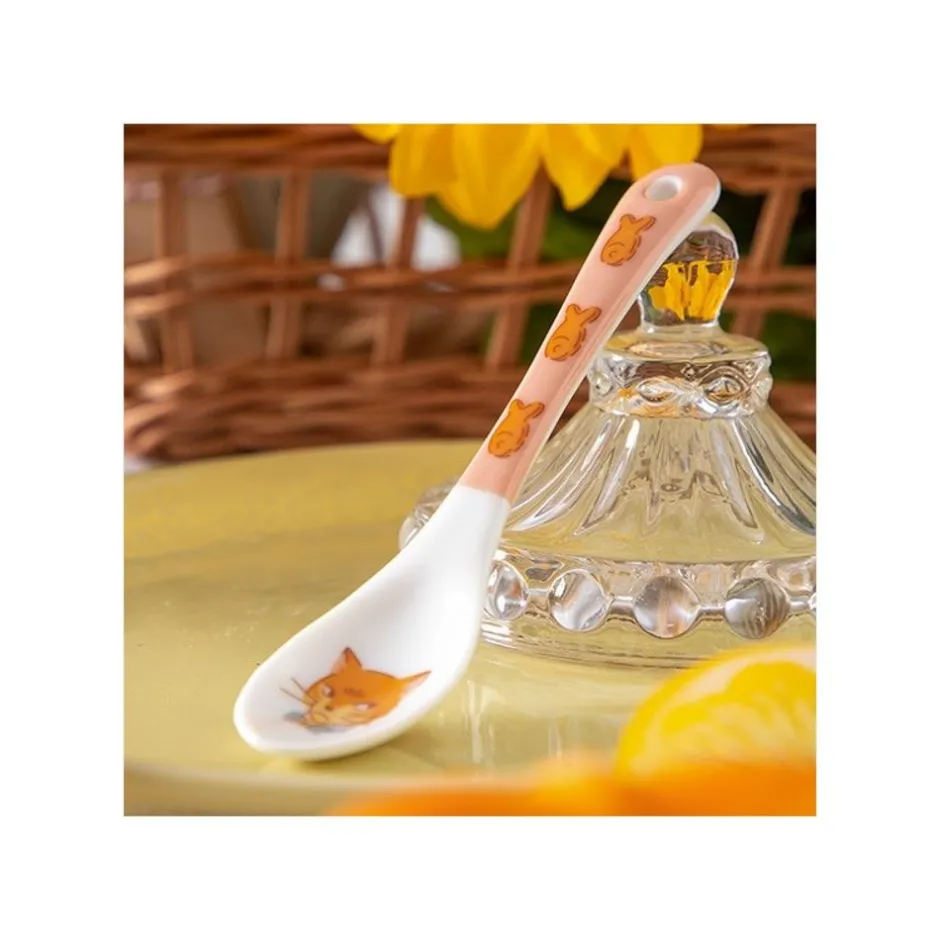 Maison Ghibli Kitchenware-Tea Time & Cat Spoon - The Cat Returns