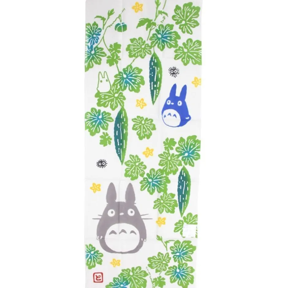 Maison Ghibli Outfits-Tenugui Totoros Lost In The Leaves - My Neighbor Totoro