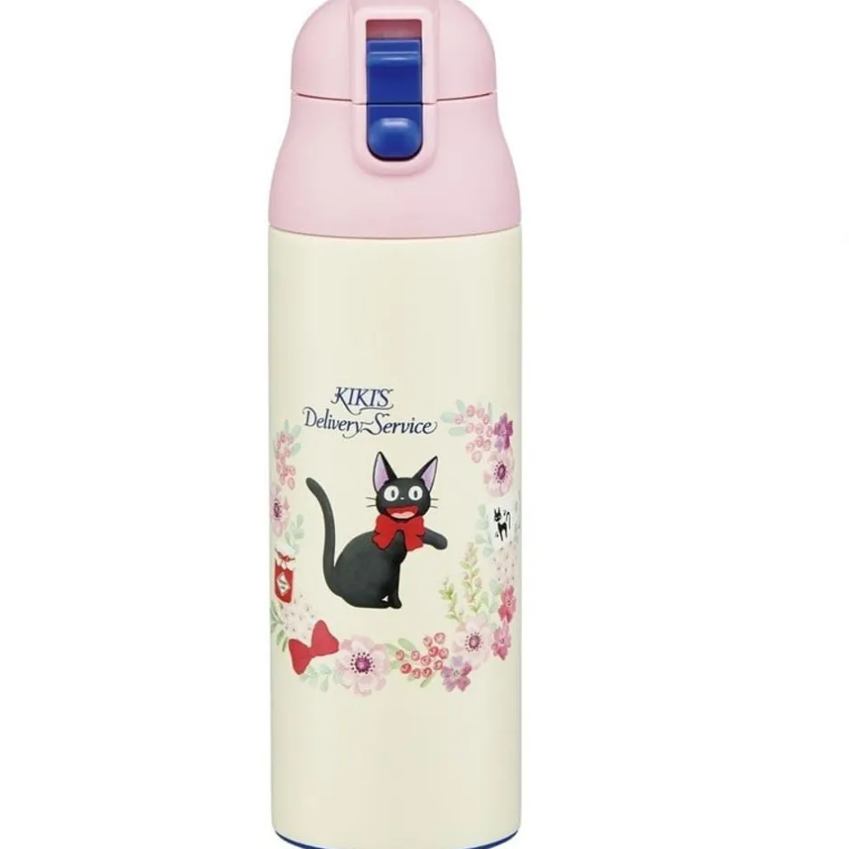 Maison Ghibli Kitchenware-Thermos Bottle 500Ml Jiji Flower Garland - Kiki'S Delivery Service