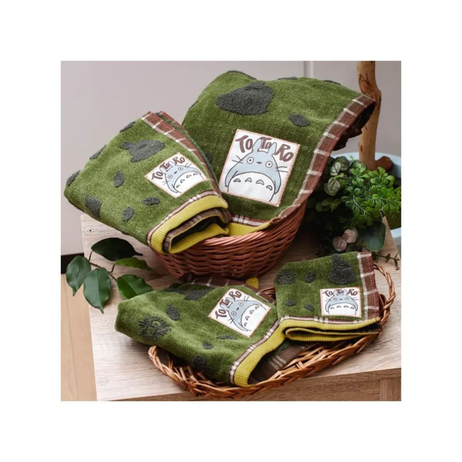 Maison Ghibli Household Linen-Towel Autumn Green 34X80 Cm - My Neighbor Totoro