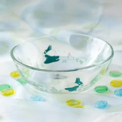 Maison Ghibli Kitchenware-Transparent Bowl 13Cm Chasing - My Neighbor Totoro
