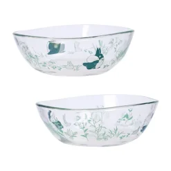 Maison Ghibli Kitchenware-Transparent Bowl 13Cm Chasing - My Neighbor Totoro