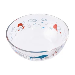 Maison Ghibli Kitchenware-Transparent Bowl 17Cm Ponyo Under The Sea - Ponyo On The Cliff