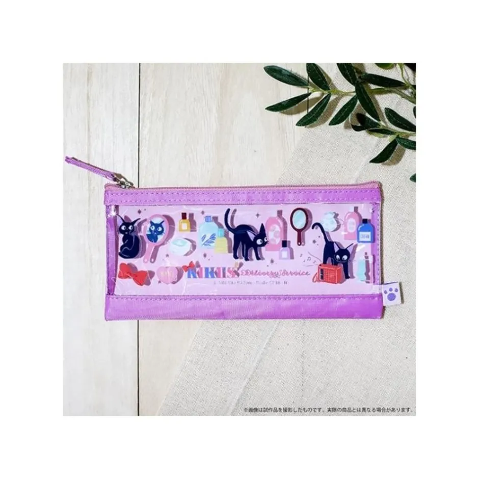 Maison Ghibli Storage-Transparent Pencase Purple - Kiki'S Delivery Service