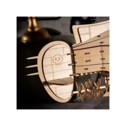 Maison Ghibli Arts And Crafts-Wood Model Kigumi Tiger Moth - Castle In The Sky