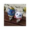 Maison Ghibli Jewellery-Yuki & Moon Clip Earrings - The Cat Returns